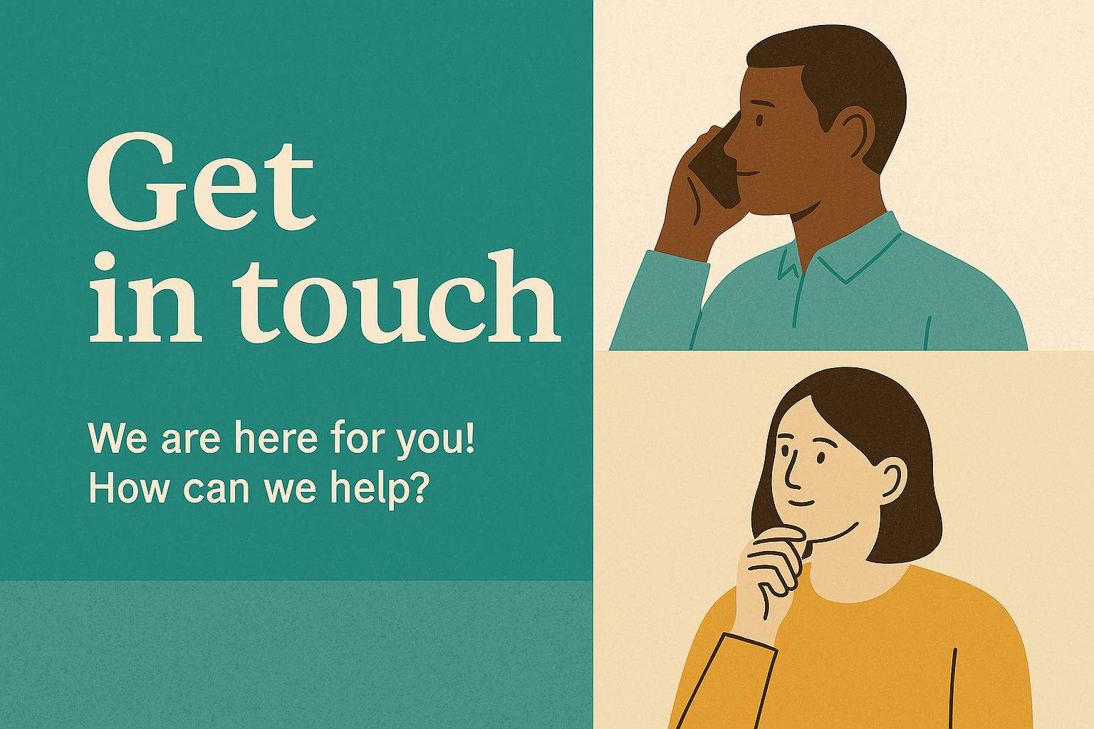 Abstract Islamic contact illustration